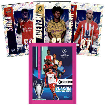 Topps Champions League 2023/24 Sticker 161-312 Club Logo, Super Striker, Impact