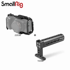 SmallRig BMPCC Cage W/ Top Handle for Blackmagic Pocket Camera 4K&6K 2203B+1638B