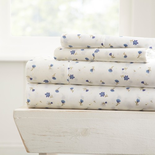 Breathable Fashion Collection By Kaycie Gray 4PC Bed Sheets Set Spring Patterns - Picture 8 of 11