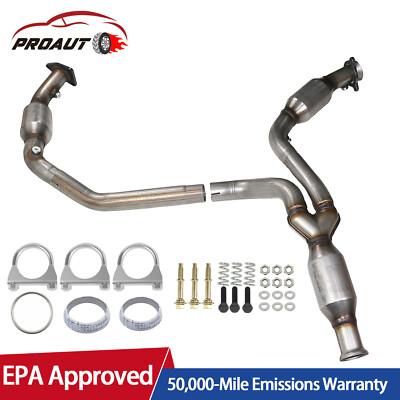Catalytic Converters for 2009-2014 GMC Chevy Silverado Sierra 1500 ...