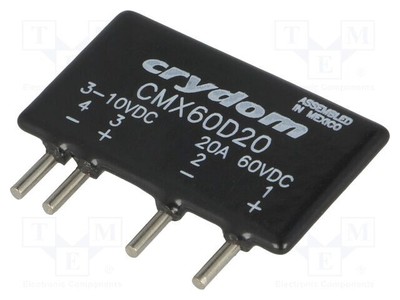 Przekaźnik: półprzewodnikowy Uster: 3÷10VDC 20A 0÷60VDC THT Z1C2