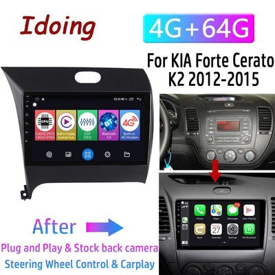 For Kia Rio 2011-2016 Android 12 Carplay Auto Car Stereo Radio Navi WIFI Player