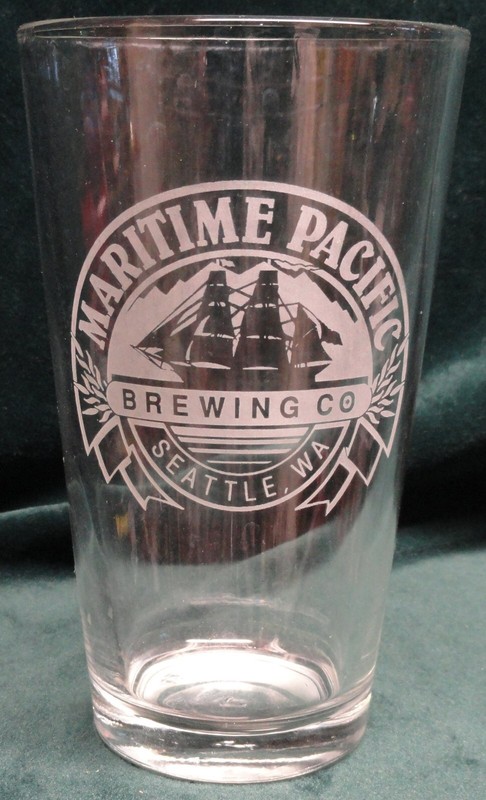 Maritime Pacific Brewing Co. Seattle WA Pint Beer Glass
