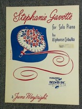 Stephanie Gavotte For Solo Piano June Weybright 1952