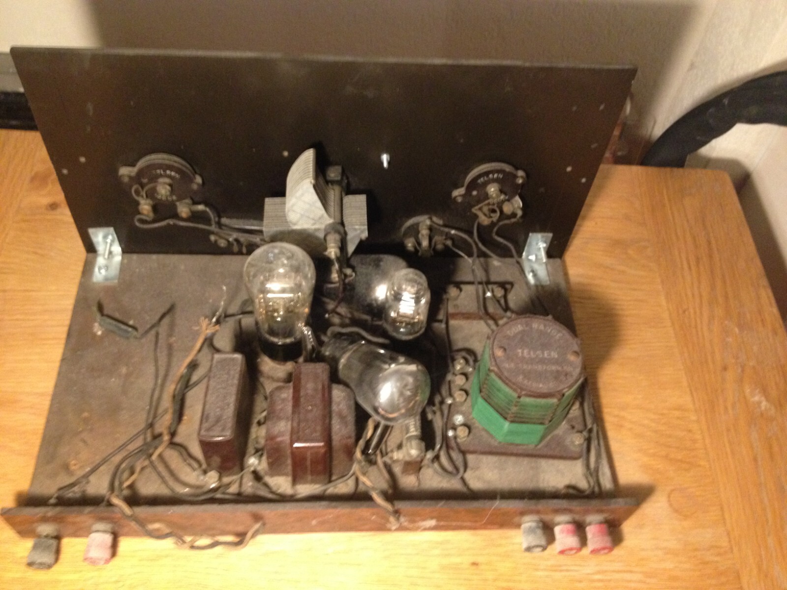 1920s / 1930s Valve radio, spares or repair Telsen ? eBay
