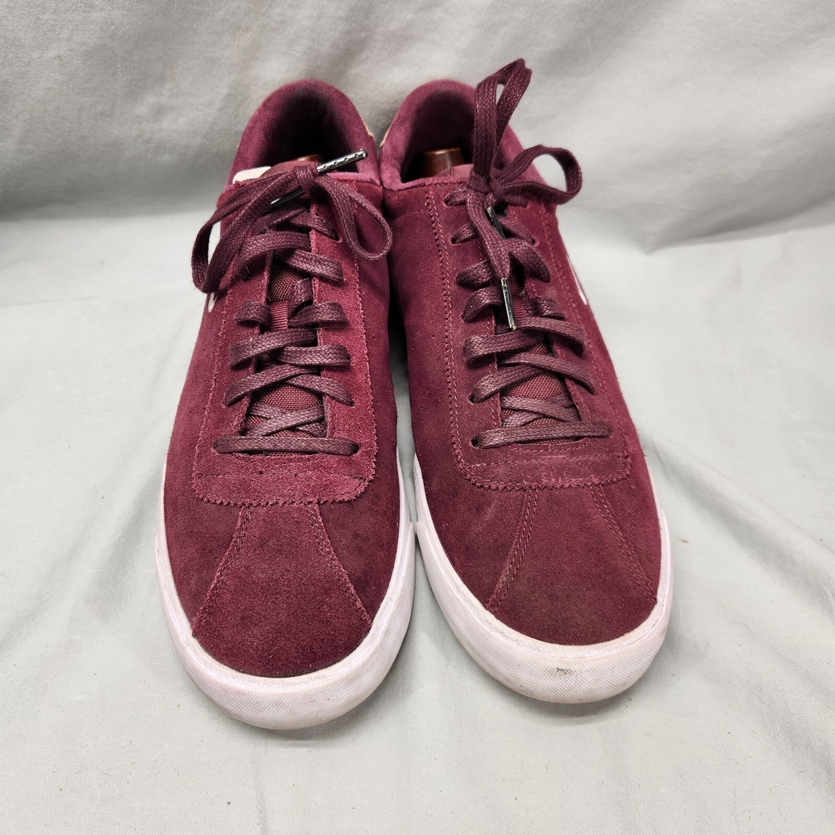 Nike Match Classic Suede Night Maroon Shoes Sneaker Mens 13