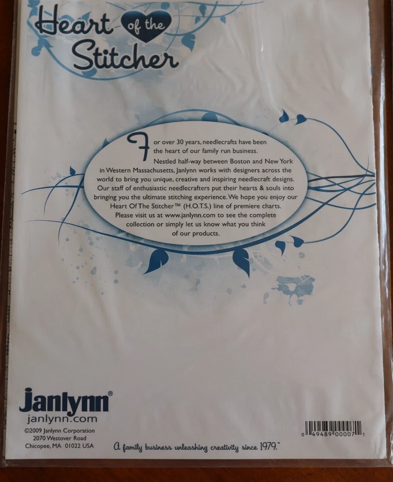 Janlynn Counted Cross Stitch CHART ONLY Spring Sampler Heart of the Stitcher - Image 4 of 4