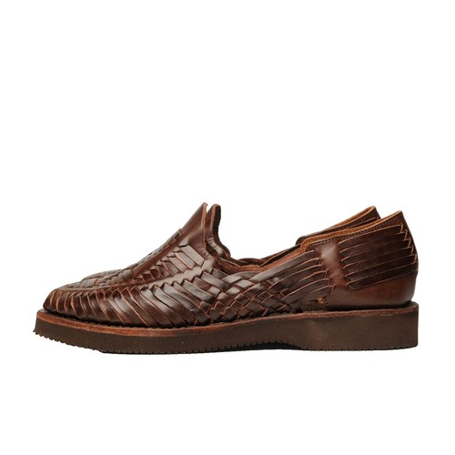 Yuketen Beaver Hair Penny Loafers Black Leather Men's Handmade