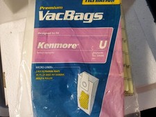 8 Bags Kenmore U Ultra Care Allergen Filtration Vacuum Uprights 50688 Allergen