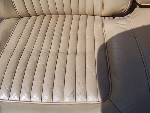 SPLIT BENCH SEAT RIGHT and LEFT No Armrest BROUGHAM FLEETWOOD OEM USED 1987 1989 - Picture 4 of 6
