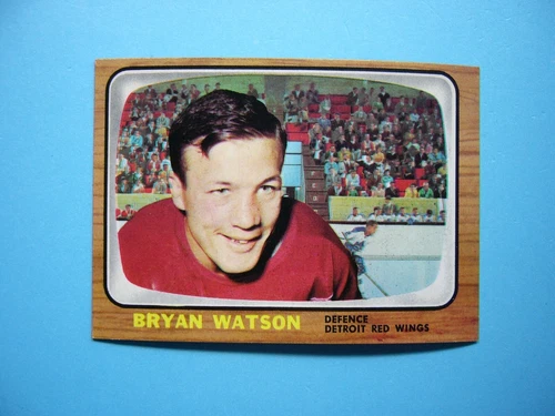 1966/67 TOPPS NHL HOCKEY CARD #48 BRYAN WATSON EX/NM NM SHARP!! 66/67 TOPPS