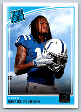 2018 Donruss #333 Daurice Fountain Indianapolis Colts RC Football Card