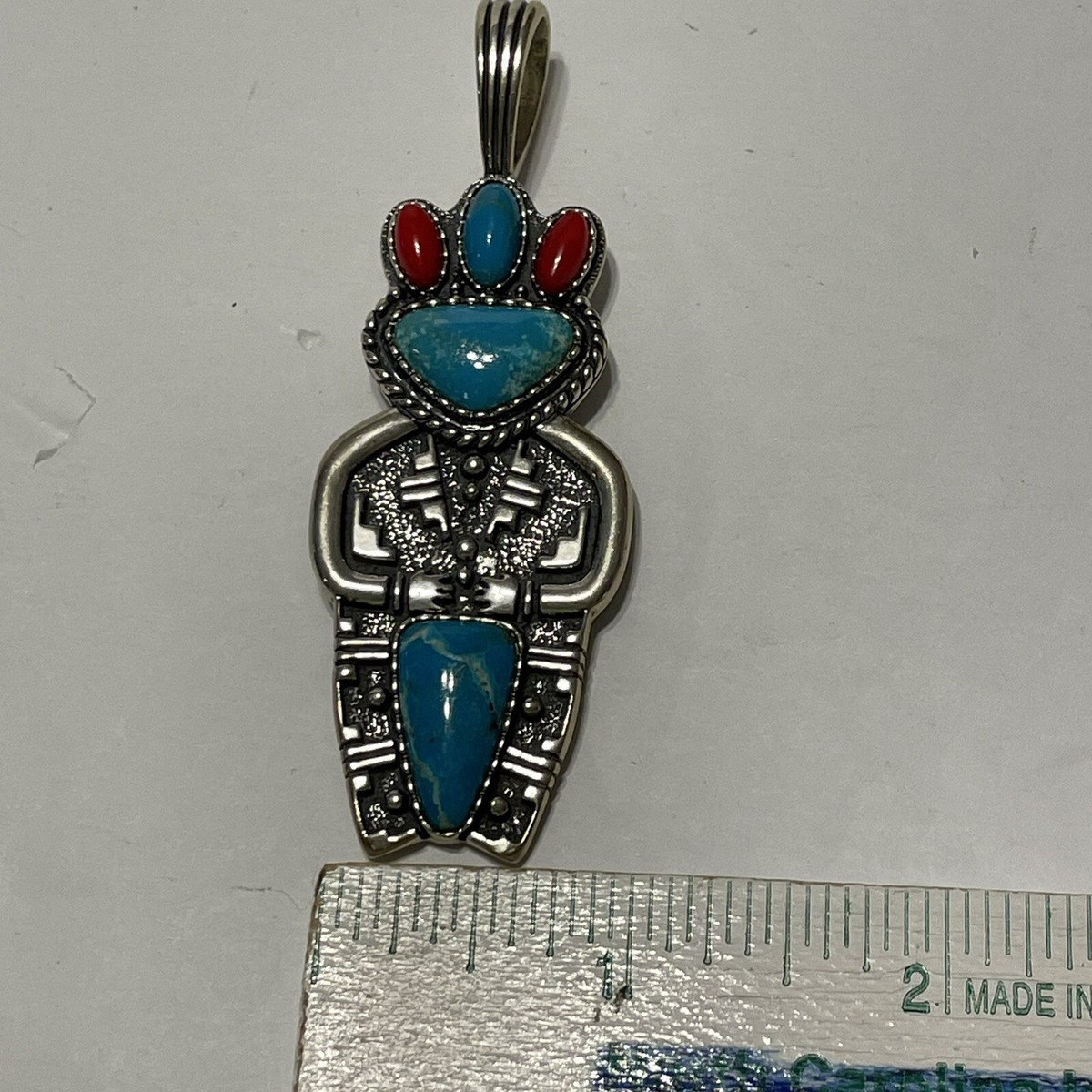 Carolyn Pollack キャロリン・ポラック　ペンダント Carolyn Pollack Relios Sterling Silver Multi-stone Inlay Pendant