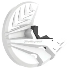 Polisport Front Brake Disc Rotor Guard Protector Cover White CRF250R 450R 10-14