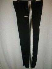 adidas Essentials Men's 3-stripes Woven Joggers Black/white Medium Dz8488  for sale online | eBay