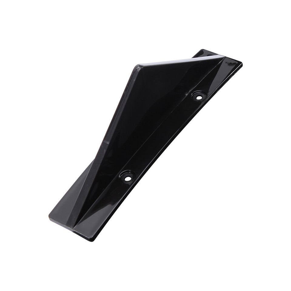 Glossy Black Rear Bumper Diffuser With Shark Fin Spoiler Lip For Ford Mustang GT