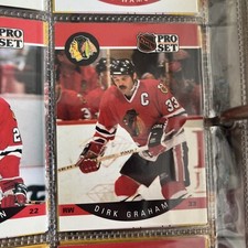1990-91 Pro Set #51 Dirk Graham Chicago Blackhawks