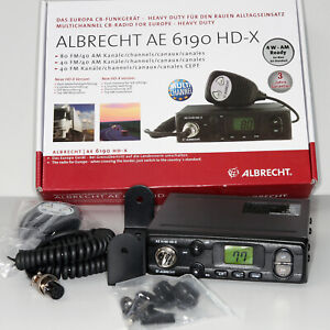 Albrecht Ae6190 Hd X Cb Funkgerat 80 Ch Am 4 Watt Fm 4 Watt Neu Ebay