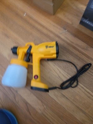 DEKO Handheld Electric Paint Sprayer 400W 800ml Yellow Cup Fed AC