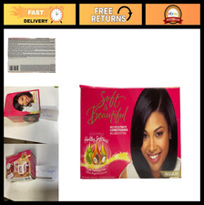 No-Lye Hair Relaxer Kit for Soft Beautiful Hair - Regular Strength, 3 Pack