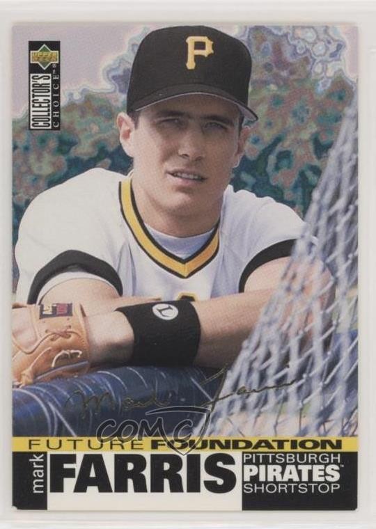 1995 Upper Deck Collector's Choice Gold Foil Signature Mark Farris Rookie RC 0lm