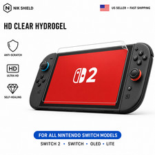 3 pack For Nintendo Switch Premium Screen Protector Ultra Clear HD