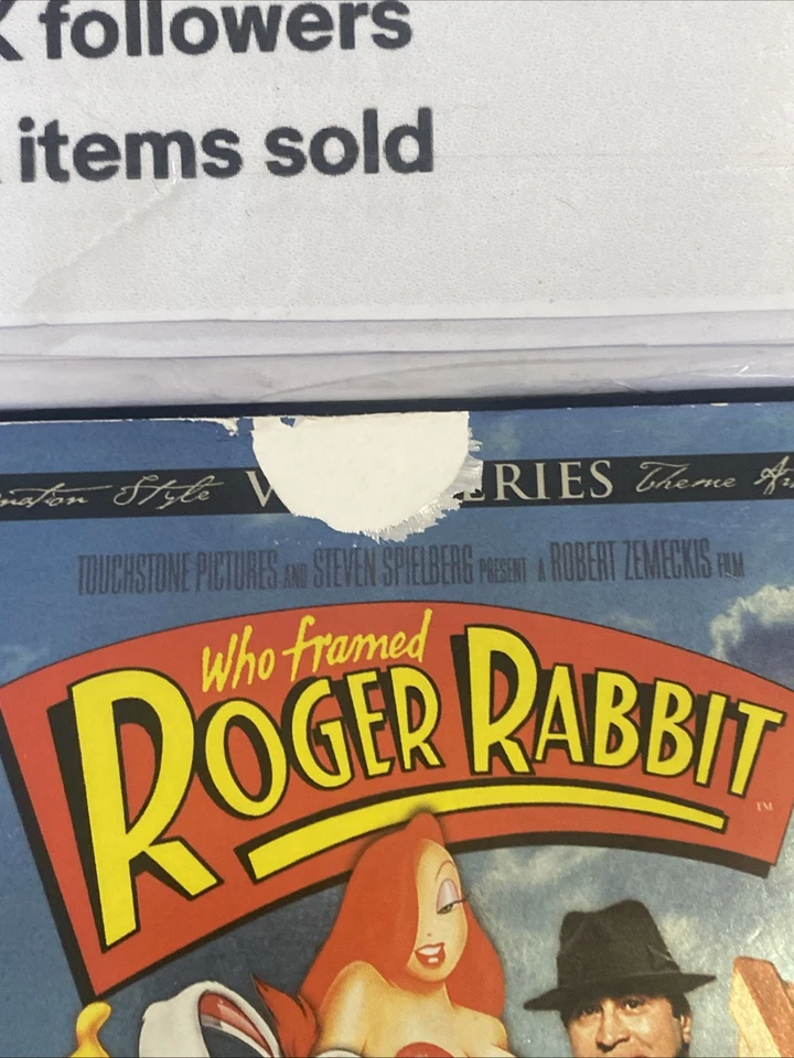 Who Framed Roger Rabbit VISTA SERIES 2 Disc Special Edit Region FREE USA IMPORT - image 2 of 4
