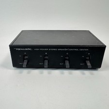Radio Shack High Power Stereo Speaker Control Center Switch Box 4 Channel ABCD
