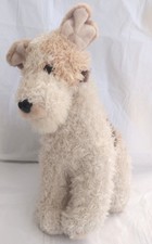 Animal Alley Toys R Us Fox Terrier Dog Plush Stuffed Animal Vintage Realistic