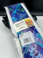 J. GARCIA Men's Silk Tie Collector's Edition Blue NEW MSRP: 40.00
