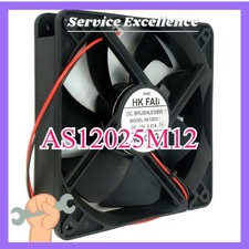 One HK FAN AS12025M12 12V 0.21A12CM Chassis Power Mute Cooling Fan Fast Shipping