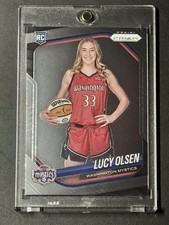 2025 WNBA Prizm 🏀 Lucy Olsen Variation #145 Washington Mystics RC