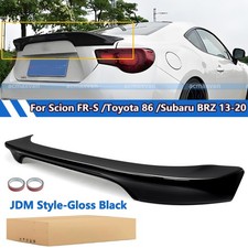 For 2013-2020 Scion Frssubaru Brztoyota Gt86 Trd Trunk Spoiler Gloss Black Jdm