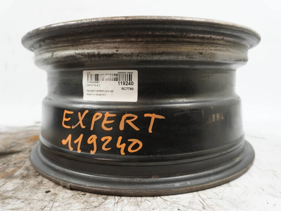 Gebrauchte Stahlfelge PEUGEOT EXPERT II Phase 1 - 2.0 HDI 128 PS - Bild 2 von 3