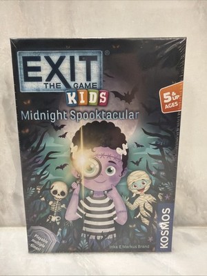 EXIT The Game KIDS Midnight Spooktacular Puzzle Mystery Riddle Game Kosmos NEW