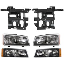 Headlight Kit For 2003-2006 Chevrolet Silverado 1500 With Bulbs Left And Right