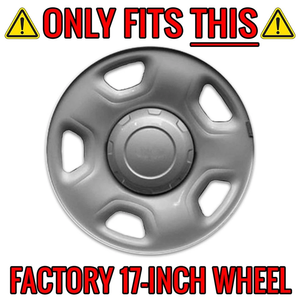 Cubiertas de rueda cromadas de 17" para Ford F-150 2004-2014 (cantidad: cuatro) Foto 3 de 4