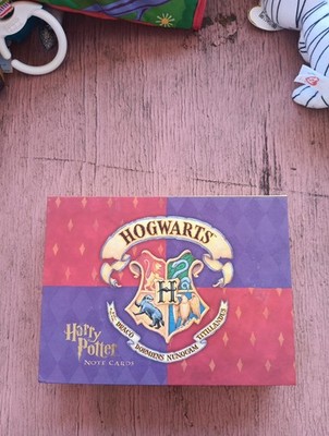 Hogwarts Harry Potter Note Cards Stationary 18 Blank Cards with Envelopes
