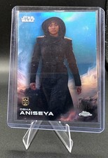 2025 Topps Chrome Star Wars Blue Pulsar Refractor Osha Aniseya #140