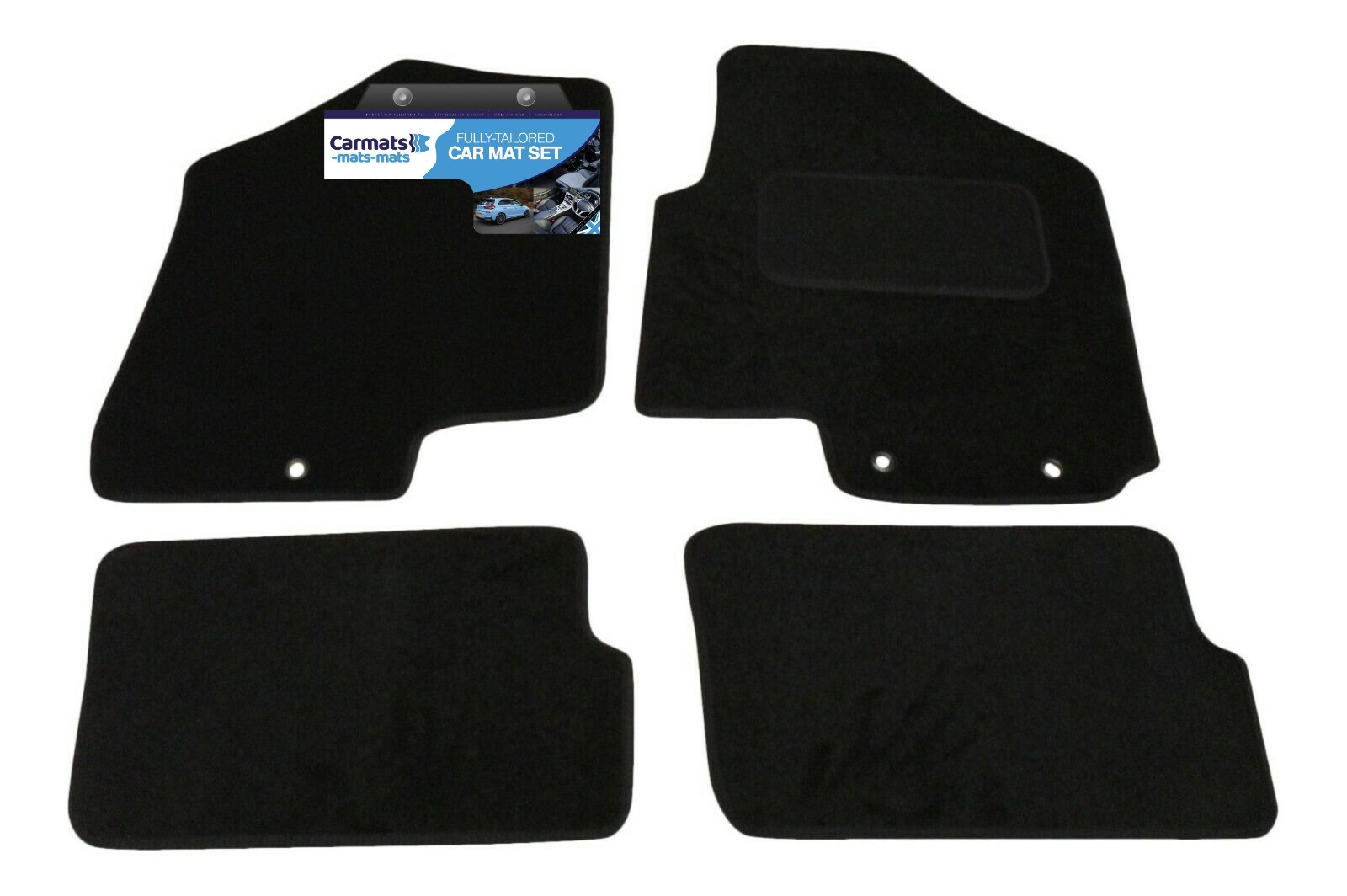 Car Mats for Kia Soul 2011-2014 Tailored Fit Car Floor Mats in Black Carpet