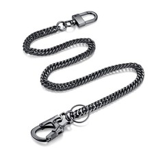 Ahiller Wallet Chain for Pants,Fancy Stainless Steel Key Chains with Double L...