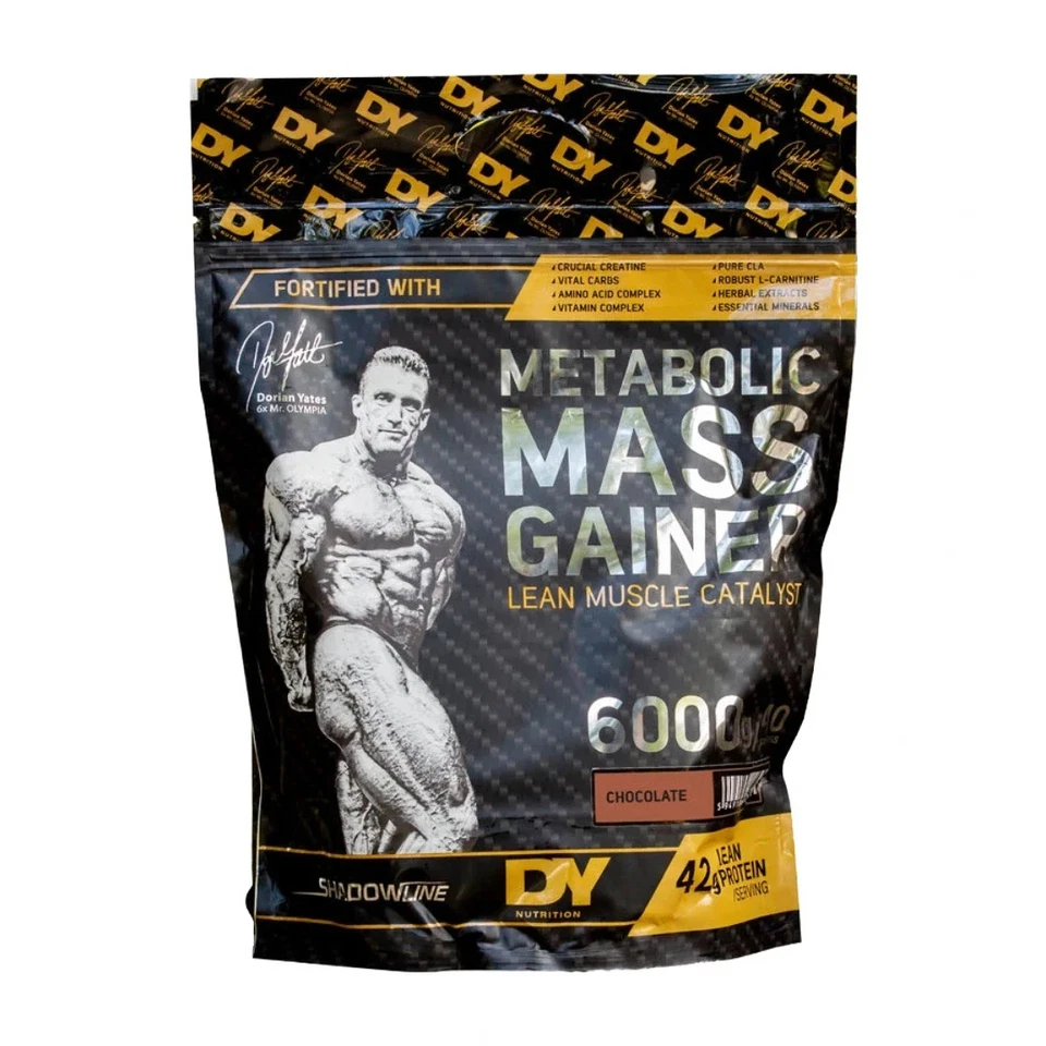 DY NUTRITION Metabolic Mass Gainer – Dorian Yates Nutrition High-Calorie Muscle Support 6800g