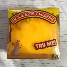 NEW SEALED JUMBO Squeeze Cheese Squishy Toy - Giggle Zone Sunny Days