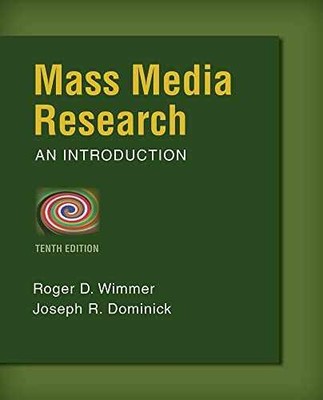 Mass Media Research: An - Paperback, by Wimmer Roger; Dominick - Acceptable e