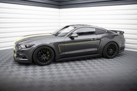 Seitenschweller Ansatz (Paar) Passend FüR Ford Mustang GT Mk6 Roter Kern