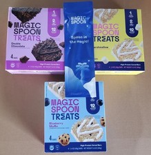 Magic Spoon Treats Double Chocolate, Blueberry, Marshmallow - 12 Bars SPOON