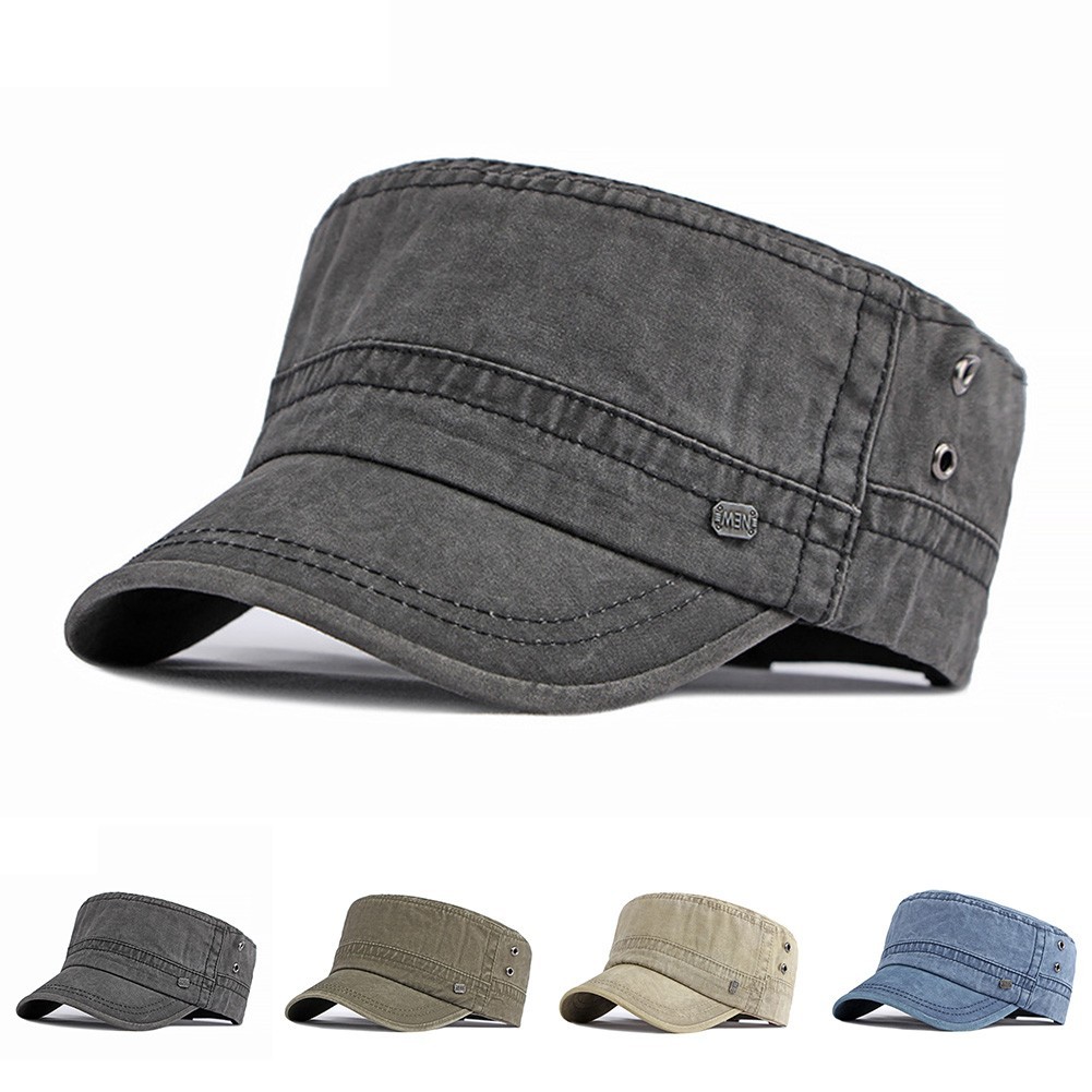 APL Cappello uomo uomo cappello da sole berretto lingua d'intra cappello flat top hat kaki cappello da uomo