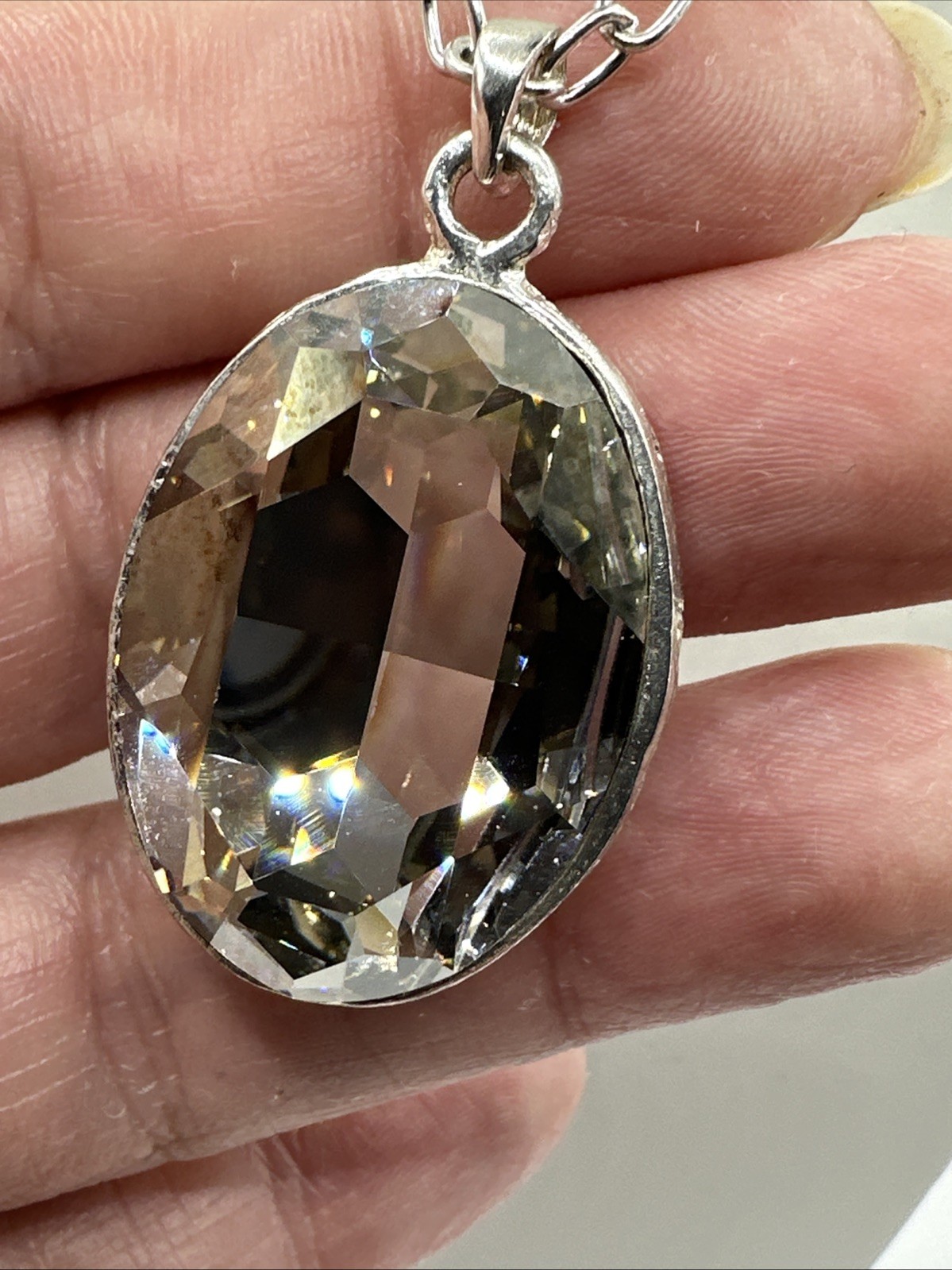 Made With Swarovski Crystal Elements Pendant Neck… - image 4