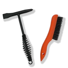 Welding Chipping Hammer with Coil Spring Handle10.5"Cone and Vertical Chisel/...