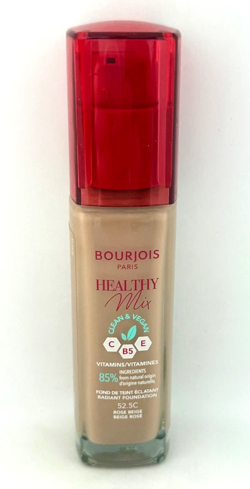 Bourjois Healthy Mix Radiant Foundation, 30ml - 52.5C Rose Beige - Bild 1 von 1